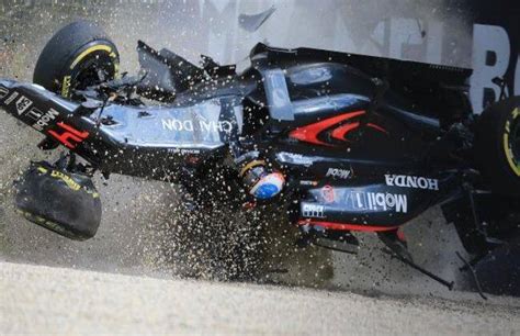 Fernando Alonso Survives Terrifying Crash In The First Race Of 2016 F1