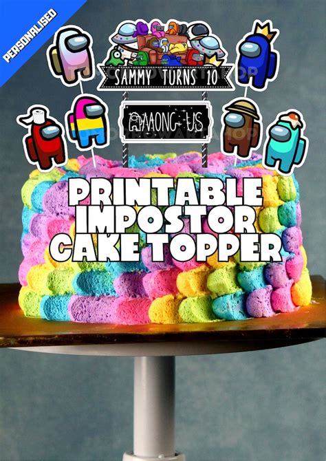 Among Us Cake Template Printable Printable Templates Free