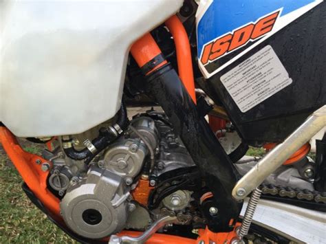 For a fully street legal emission and sound complaint bike, you have to give ktm credit for getting a 100% rideable package right off the showroom floor. KTM XCF-W 350 SIX DAYS STREET LEGAL PLATED BIKE RODE TWICE