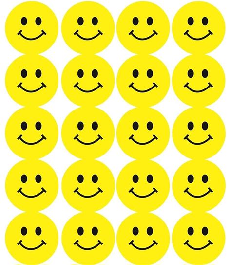 Imtion Emoji Smile Stickers 350 Pcs Smiley Face Self Adhesive Paper