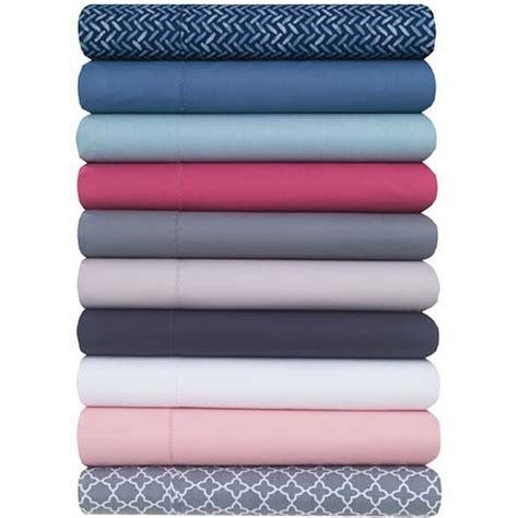 Mainstays 100 Cotton Percale 200 Thread Count Sheet Set Full