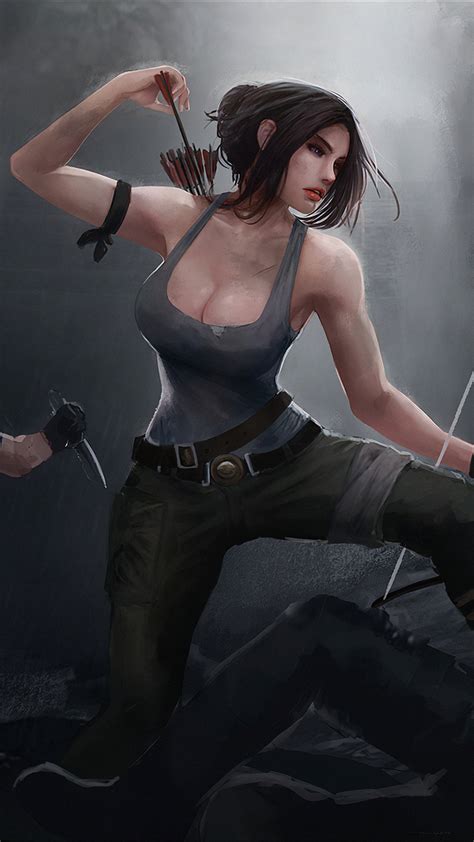 1080x1920 Tomb Raider Art4k Iphone 7,6s,6 Plus, Pixel xl ,One Plus 3,3t ...