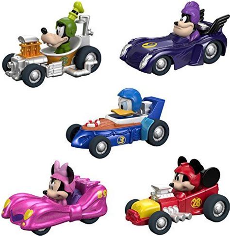 Fisher Price Disney Mickey And The Roadster Racers Hot Rod 5 Pack
