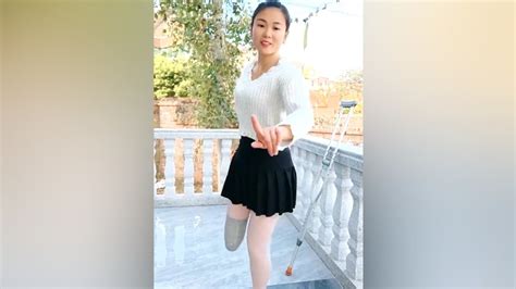 Rbk Amputee One Leg Dancer Girl Asian Dancer Lady Amputada Youtube