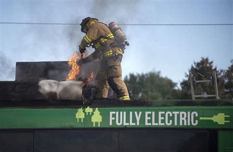 Mecandf Expert Engineers A Brand New Electric Transit Bus Caught Fire
