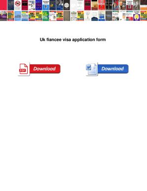 Fillable Online Uk Fiancee Visa Application Form Pdf Uk Fiancee Visa