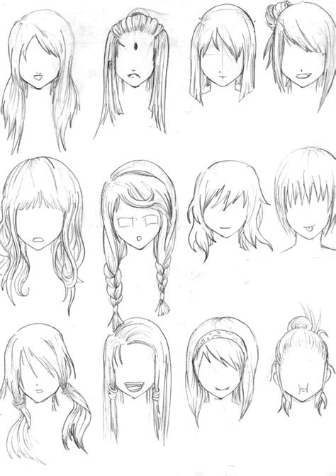 Another Hair Reference By Tenzen888 On Deviantart Short Hair Drawing