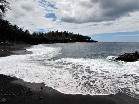 nude beach kehena black sand beach located in the big isla… flickr