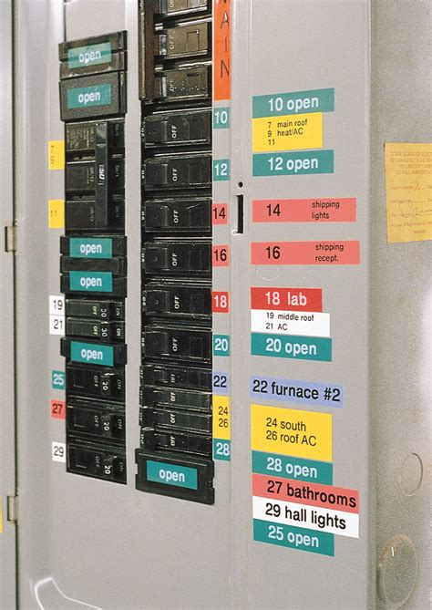 Electrical Panel Labeling Electrical Panel Labels Cre