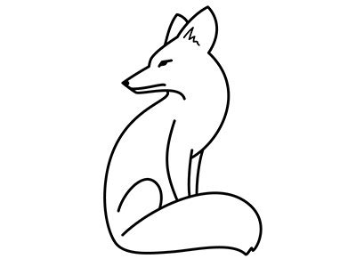 How to draw easy arctic animals. Arctic Fox by Katie Greff Turpin on Dribbble