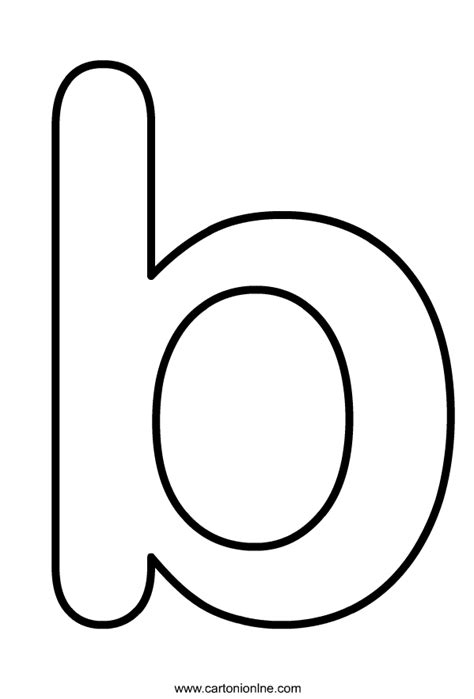 Letra B Para Colorear Alfabeto Para Imprimir Abecedario Abecedario Para