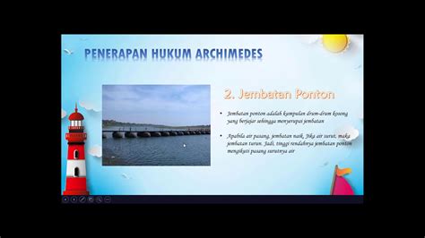 Penerapan Hukum Archimedes Pada Jembatan Ponton YouTube