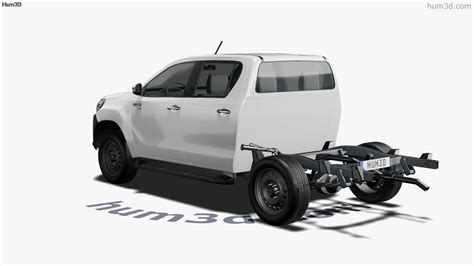 360 View Of Toyota Hilux Double Cab Chassis 2018 3d Model 3dmodels Store