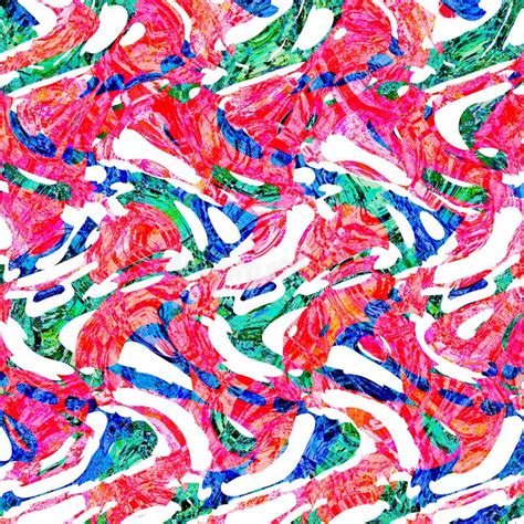 Colorful Red Blue And Green Abstract Pattern Wallpaper Background