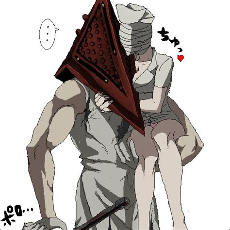 Pyramid Head And Bubble Head Nurse Silent Hill And 1 More Drawn By