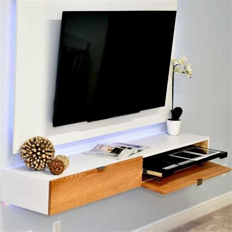 But then again, that's the type of thing that makes this diy entertainment center such an amazing product. Floating Entertainment Center - DIY Creators in 2020 | Diy entertainment center, Floating ...