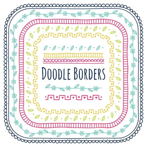Doodle Decorative Borders Stock Vector Image By ©mhatzapa 148273255