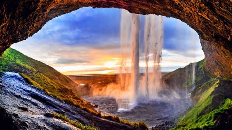 Seljalandsfoss Waterfall A Natural Beauty In South Iceland Iceland