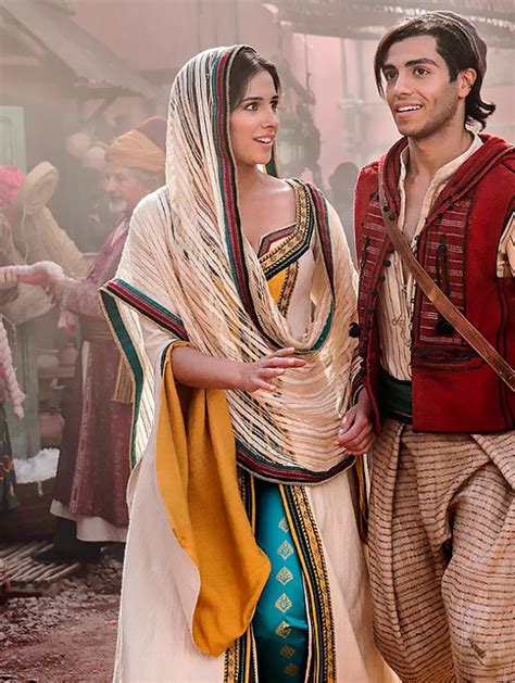 First Look Of Naomi Scott As Princess Jasmine And Mena Massoud As Aladdin In Guy Ritchie’s
