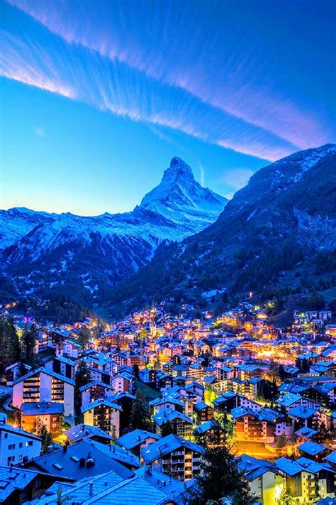 Mt Matterhorn Zermatt Switzerland Beautiful Places To Visit Places