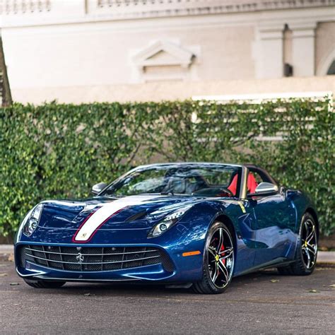 Ferrari F60 America Painted In Tour De France Blue W White And Red