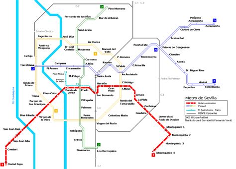 Plan De Metro Seville Subway Application