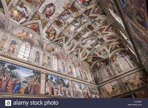 Heute gilt sixtinische kapelle, decke von michelangelo als eines der bekanntesten gemälde der welt. Sixtinische Kapelle Decke Stockfotos & Sixtinische Kapelle ...