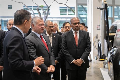 His Majesty King Abdullah Ii Visits Singapore Centre For 3d Printing A