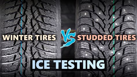 Winter Tires Vs Studded Tires Whats Better On Ice Youtube