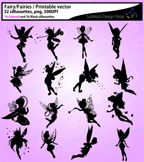 Fairy Silhouette Fairies Fairy Svg Eps Png Dxf