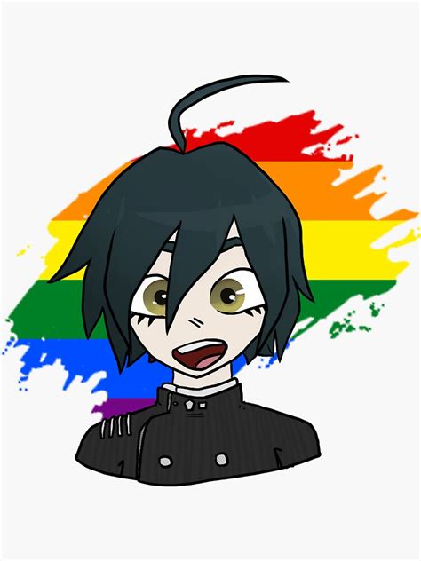 Shuichi Saihara Pride Sticker For Sale By Casper Rat Redbubble