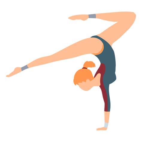 Ginasta Malha Ginástica Malha Corpo Flexibilidade Acrobacia Plana