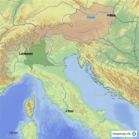 Da können wir ihnen weiterhelfen. Österreich Italien von Michi_1985 - Landkarte für Deutschland