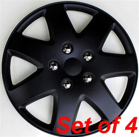 Abs Plastic Aftermarket Wheel Cover Matte Black Speical Finish 16 Inch