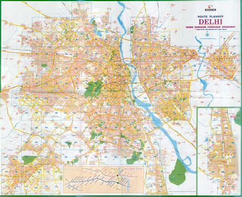 Map Of Delhi Free Printable Maps