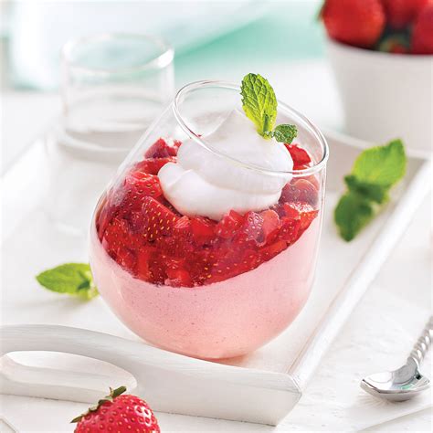 Mousse aux fraises