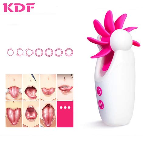 Sex Toys For Woman Licking Clitoris Vibrator Rotation Vibrating Oral Sex Stimulation Tongue