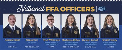 2022 23 National Ffa Officer Team Elected During 95th National Ffa