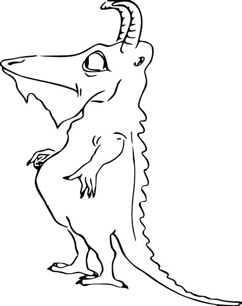 Tekenen en kleuren sjabloon met dinosaurus figuurtjes. Monster clip art Free Vector / 4Vector