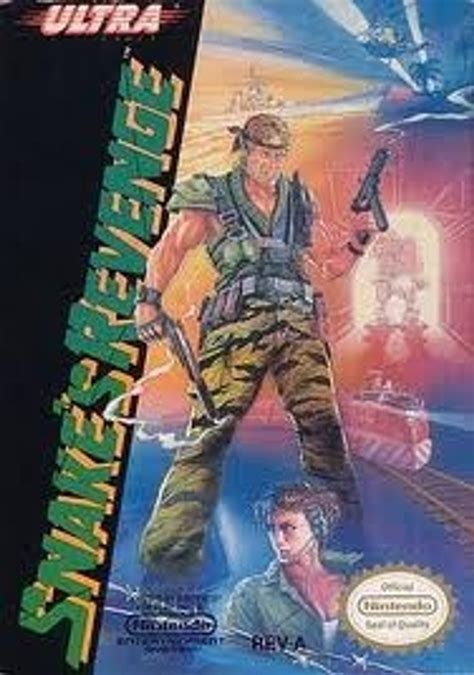 Snakes Revenge Metal Gear 2 Nintendo Nes Original Game For Sale