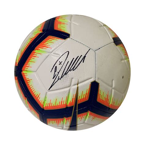Cristiano Ronaldo Autographed Soccer Ball Display Autograph
