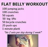 Images of Flat Stomach Workout