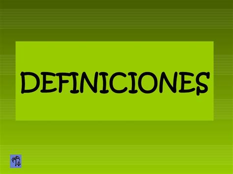 Definiciones