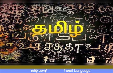 Tamil Language Tamil Heritage