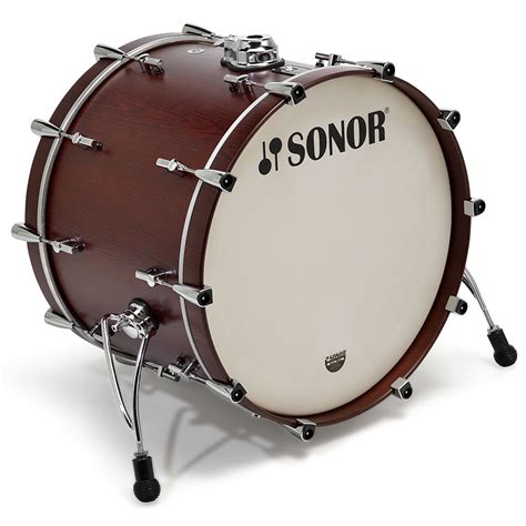 Sonor Prolite 22 Nussbaum 3 Pcs Shell Set With Mount Drum Kit