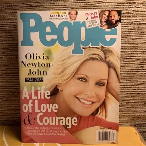 People Magazine Olivia Newton John A Life Of Love And Courage August 22