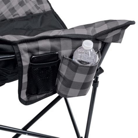 This fully cushioned seat includes a convenient insulated drink holder. Camp Furniture | KUMA Outdoor Gear