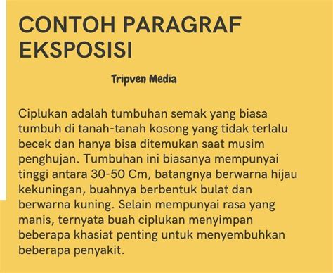 Contoh Paragraf Eksposisi Singkat Dan Benar | Hot Sex Picture