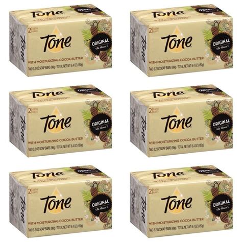 12 Tone Original Cocoa Butter Moisturizing Bath Bar Soap 32 Oz 2 Ct