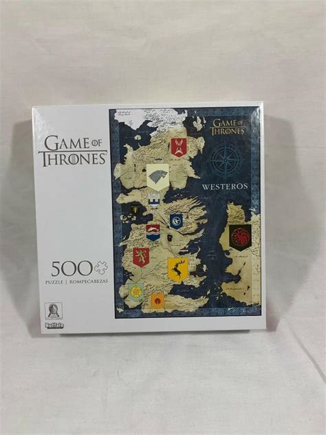 Buffalo Games Game Of Thrones Map Of Westeros 500 Piece Jigsaw